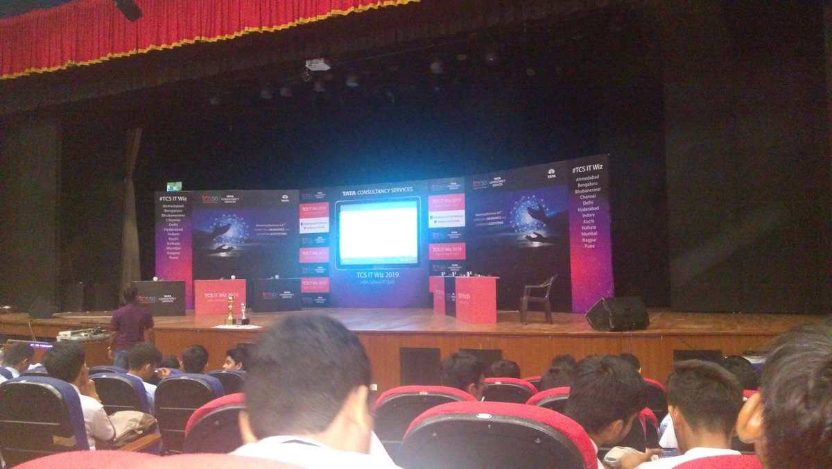 Anish_Karnik's tweet photo. At the TCS quiz (Ahmedabad)
#TCSITWiz https://t.co/Py6fAlqHRb