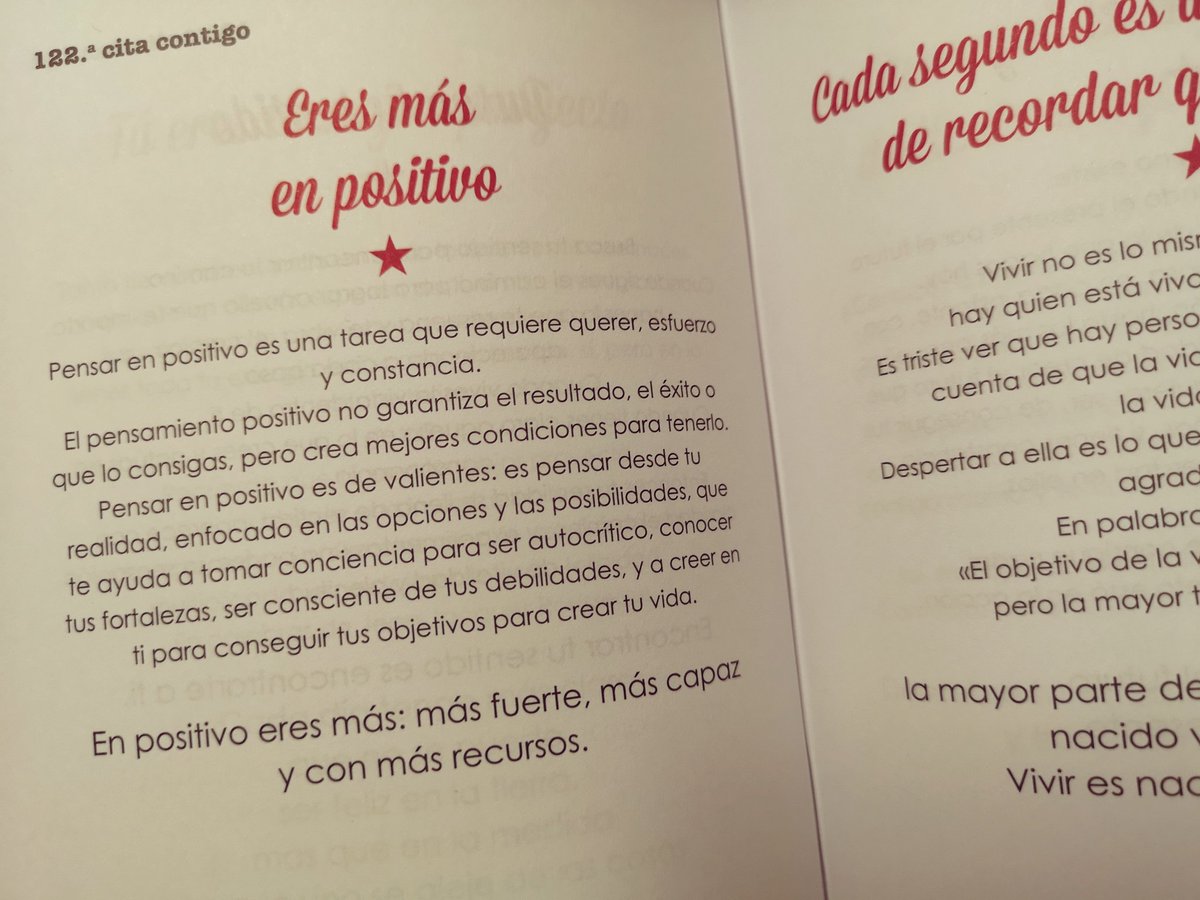 rafjuan's tweet photo. Pensar en positivo es de valientes: es pensar desde tu realidad, enfocado en opciones y posibilidades, que te ayuda a tomar conciencia para ser autocrítico, conocer tus fortalezas. En positivo eres: más fuerte, capaz y con recursos!! @Laura_Chica #365CitasContigo #FelizMiercoles https://t.co/mEr2bJd7Ib