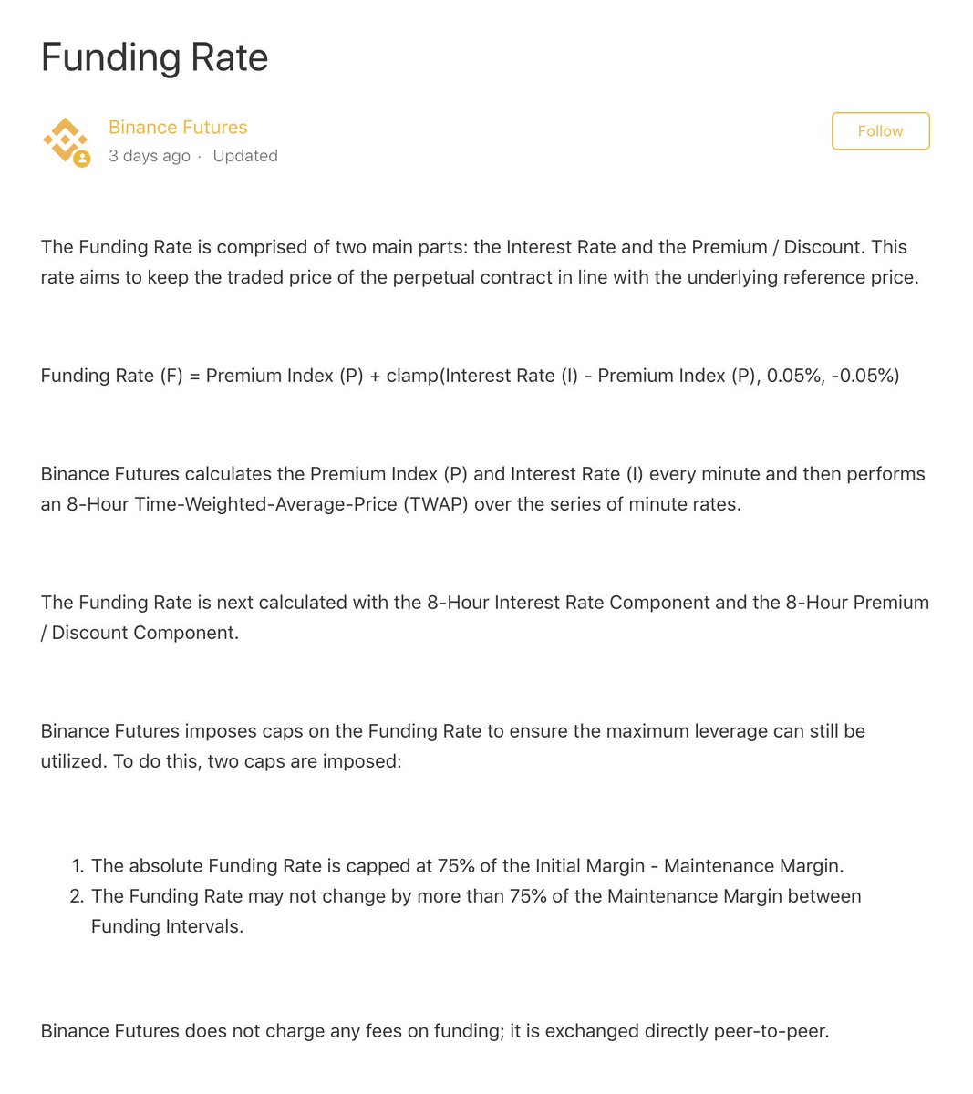 BitMEX's tweet image. Congrats on the Testnet Futures launches @binance. Glad to see you enjoyed reading our documentation as much as we enjoyed writing it!