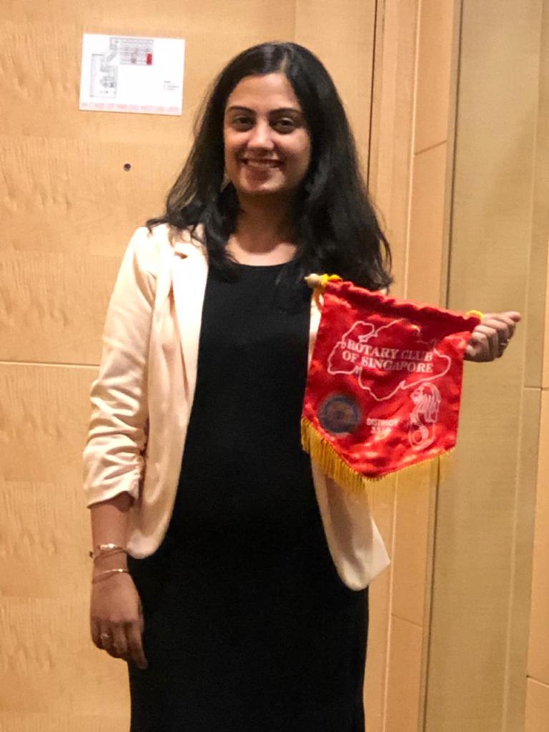 3054Rotary's tweet photo. Rotary club of AHMEDABAD ELITE in flag exchange with Rotary Club of SINGAPORE as a part of international fellowship..for RC ELITE RTN. Mr. Omkar Acharya & RTN. Mrs.Pooja Acharya attended the event.
.
#Congratulations #Singapore #flagexchange #rotary3054 https://t.co/l91tfQaUdT