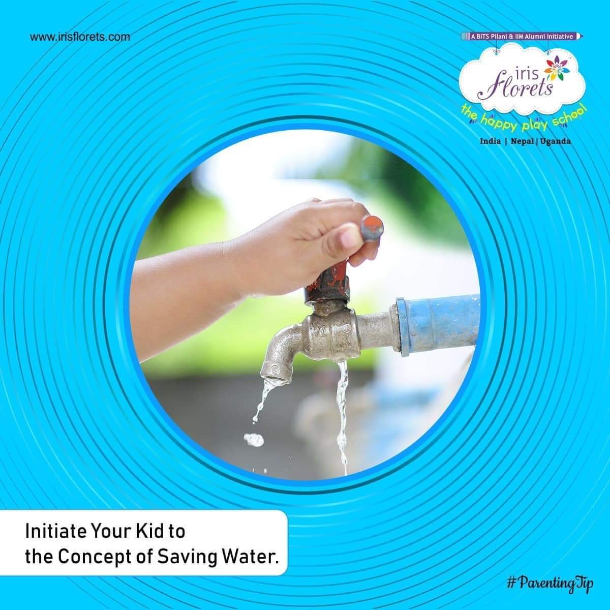 IrisFloret's tweet photo. Basic activity like closing taps when not in use can imprint the concept of water conservation in kids...
Let's save water for our future....
☎️: 7683031191
📩: indirapuram@irisflorets.com
👉: https://t.co/CIJBX7yDUX 
Add: 646, Niti Khand 2, #Indirapuram, #Ghaziabad
#irisflorets https://t.co/utWYA5ji0p