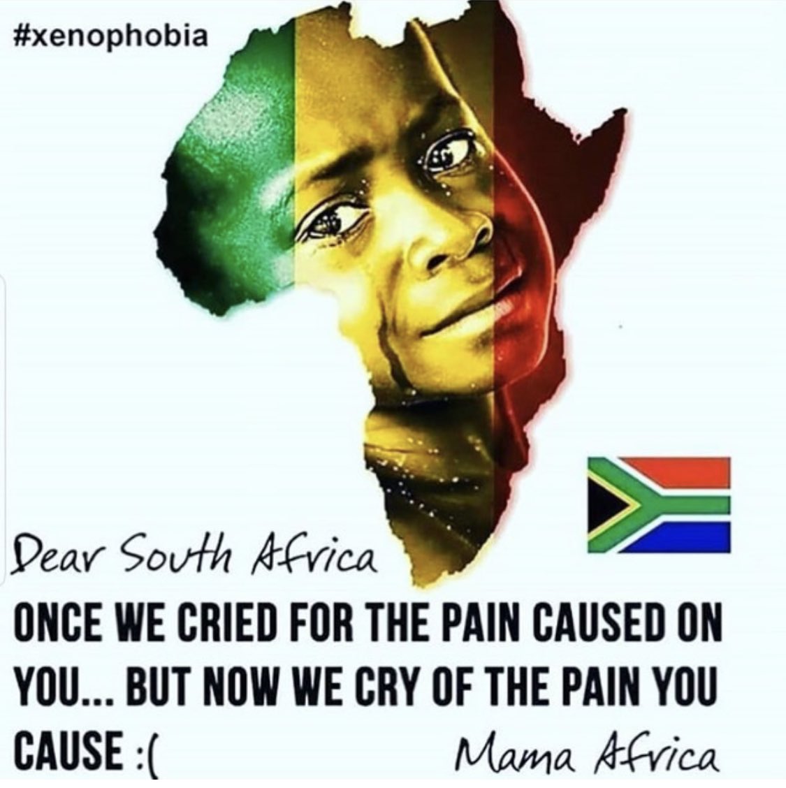 MalleJr01's tweet photo. Now Africans kill their fellow Africans it’s too sad😥😥 we’re one let’s stand together and #SayNoToXenophobicAttacks.  It’s enough😥😥😥 https://t.co/q6jAxRzy3S
