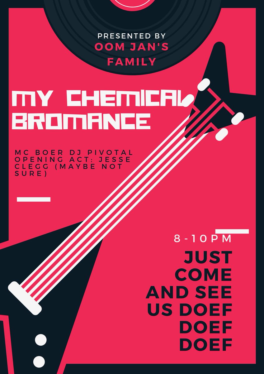 Look what has just happened...theeee one and only <a href="/Jesse_Clegg/">Jesse Clegg</a>  has confirmed and not denied that he will be OUR opening act! <a href="/MyDoefDoefDoef/">MyChemicalBromance</a> in the house #DoefDoef <a href="/RobbieKruse/">Robbie Kruse</a> <a href="/DJRogerGoode/">ROGER GOODE</a> .<a href="/5FM/">5FM</a>