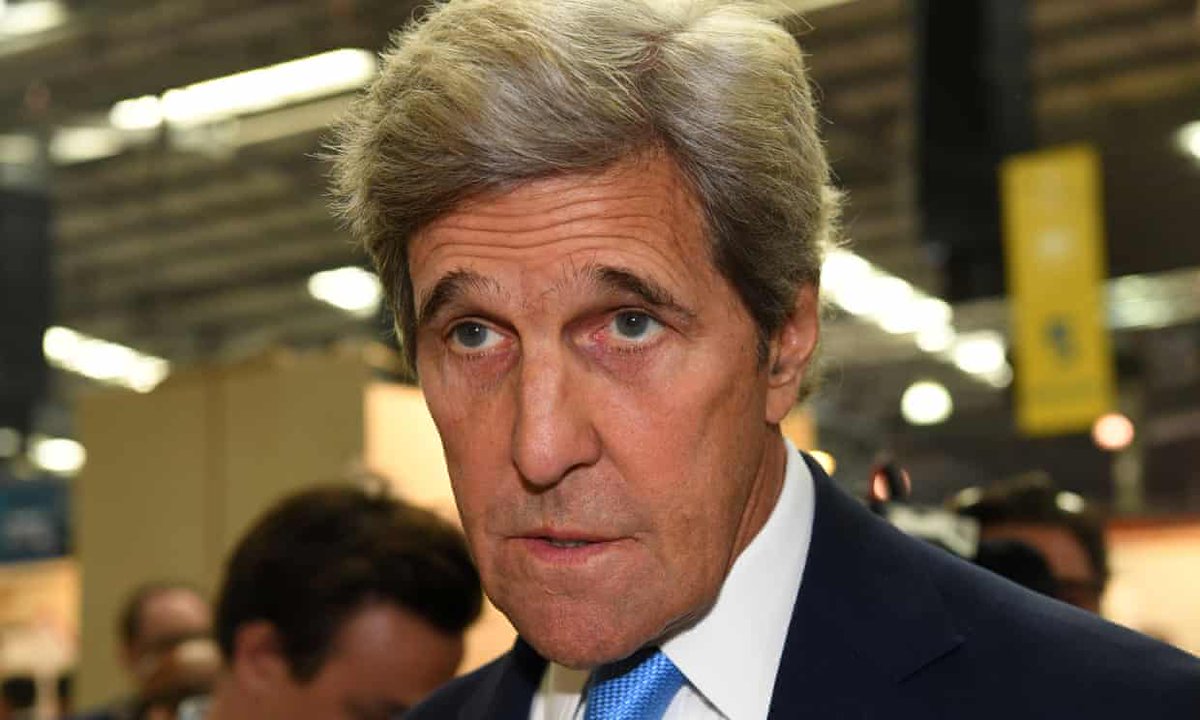John Kerry says we can't leave climate emergency to 'neanderthals' in power theguardian.com/environment/20…

It’s a lie that humanity has to choose between prosperity and protecting the future, former US secretary of state tells Australian conference