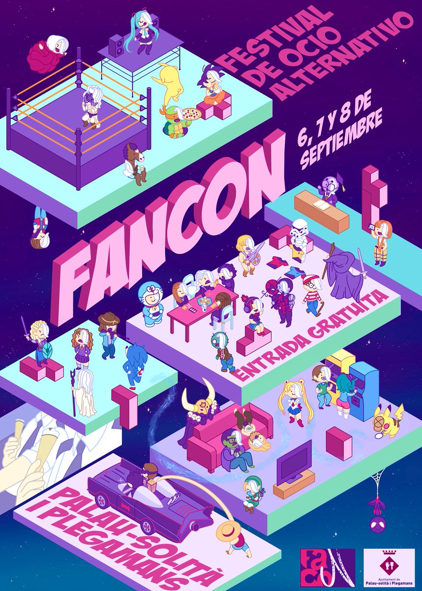 ArcadesCat's tweet photo. El próximo 6, 7 y 8 septiembre 2019 participaremos en la #FanCon2019 en el Espai Jove l’Escorxador, ubicado en Palau-Solità de Plegamans (Barcelona)
Venid a disfrutar con nosotros de la mejor selección de #arcade y #pinballs de #LaNau 👾
Más info en: https://t.co/wDYlUpnxJ9 https://t.co/UN07SETPZK