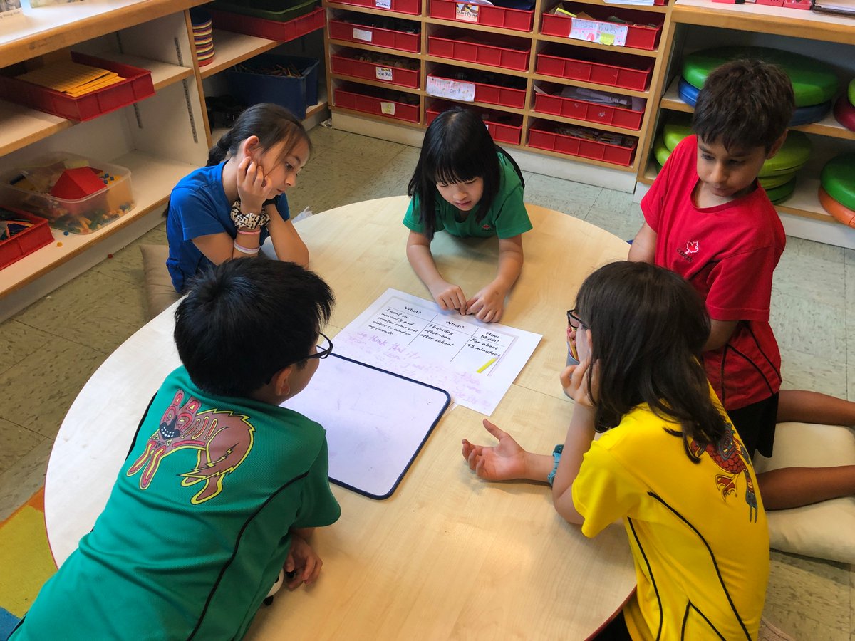 #cdnisls Gr.4-5 students are engaged in discussions about balance media choices, digital footprint, digital friendship.  It is a great collaboration between the school counsellor, homeroom and tech teachers. Parents participated thru the home links too!  #BuildDigitalLeaders