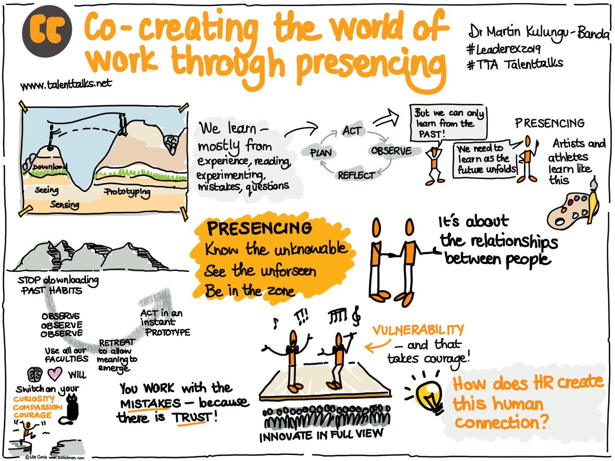 Co-creating the world of work through #presencing #TTA #Leaderex2019 with Dr Martin Kulungu-Banda