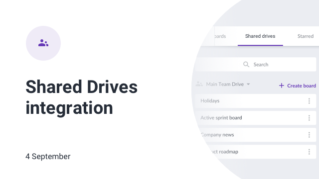 Kanbanchi's tweet photo. You’ll love the simplicity the new #Kanbanchi feature #SharedDrives integration brings to working with boards in a team https://t.co/BYTd85CeyP