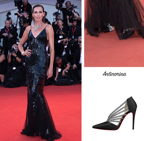 LouboutinBlog's tweet photo. Nieves Alvarez in Christian Louboutin Antinorina at the Joker Premiere as part of the 76th Venice Internatinal Film Festival https://t.co/hgadOvEbN4