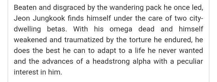 Damnatio Aeterna by CharmanderWC: 94K words~Alpha JK~Alpha JMReview: Listen up, alot of bad things happen to JK and JM. And they both are alphas so they butted heads a lot, they bickered a lot. Two broken souls met n fell in love, it was nice! https://archiveofourown.org/works/14330844/chapters/33070926