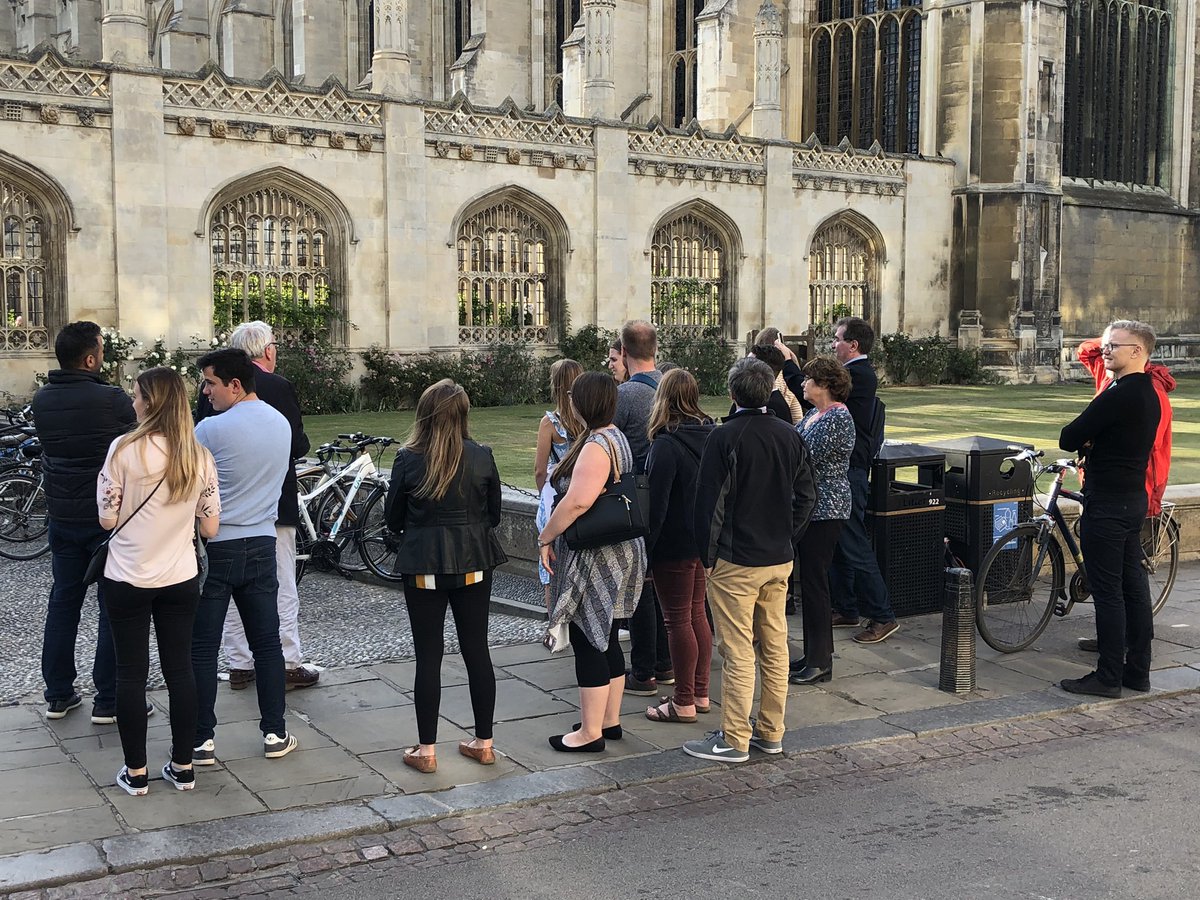 <a href="/DreamCDT/">DREAM CDT</a> #ChallengeWeek day 3 beckons. Teams now deep in data! No visit to <a href="/Cambridge_Uni/">Cambridge University</a> complete without tour of the colleges thanks to Prof Tom Spencer!