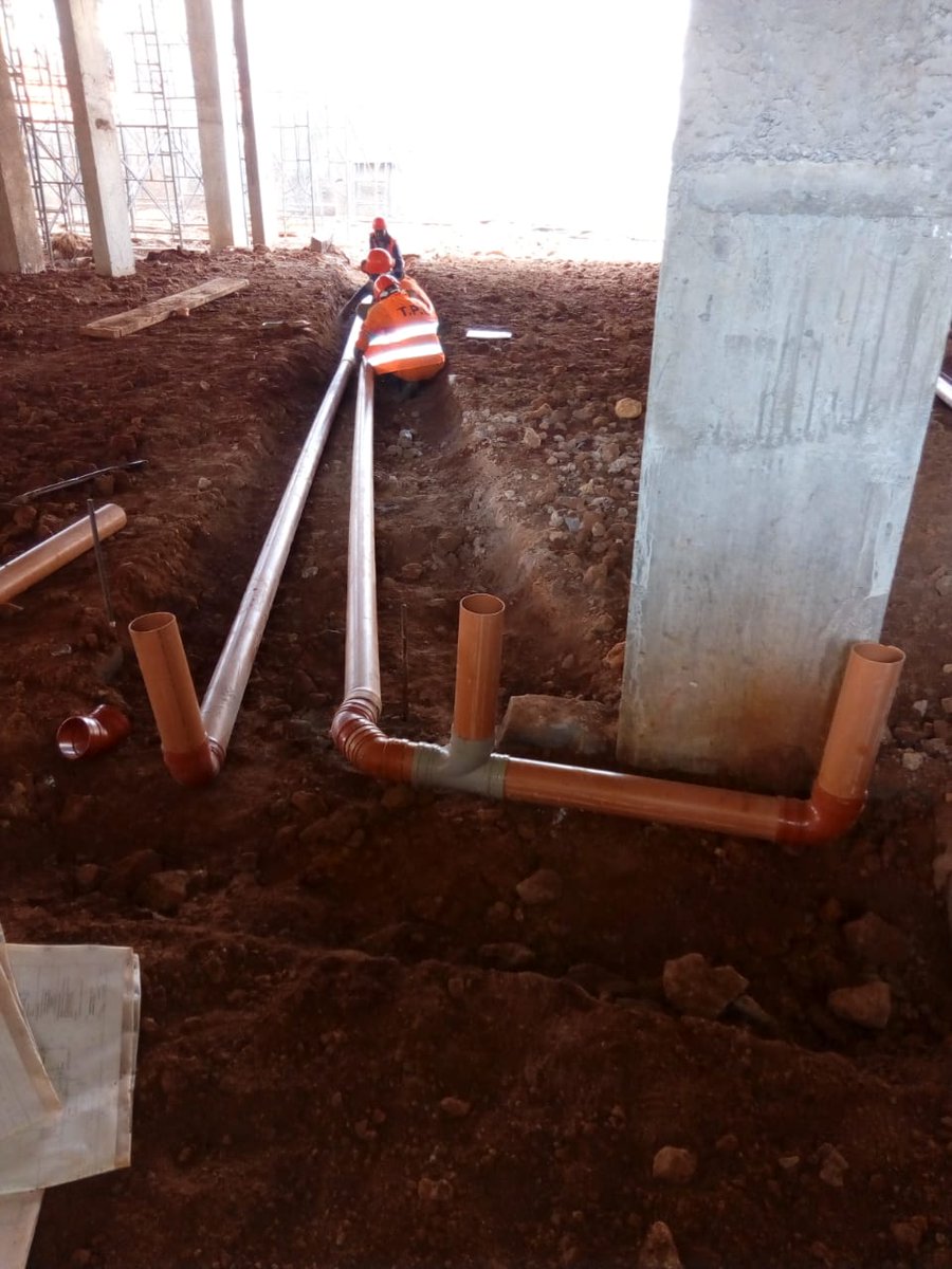 tridentplumber's tweet photo. Laying of drainage pipe work in the lower ground currently ongoing at KRIL Hospital. We are so honored to be part of this project🛠🔧🛠🙂

#QualityIsOurPriority #MainaAndKingangi #EABLScandals https://t.co/T2ypG7cHqQ