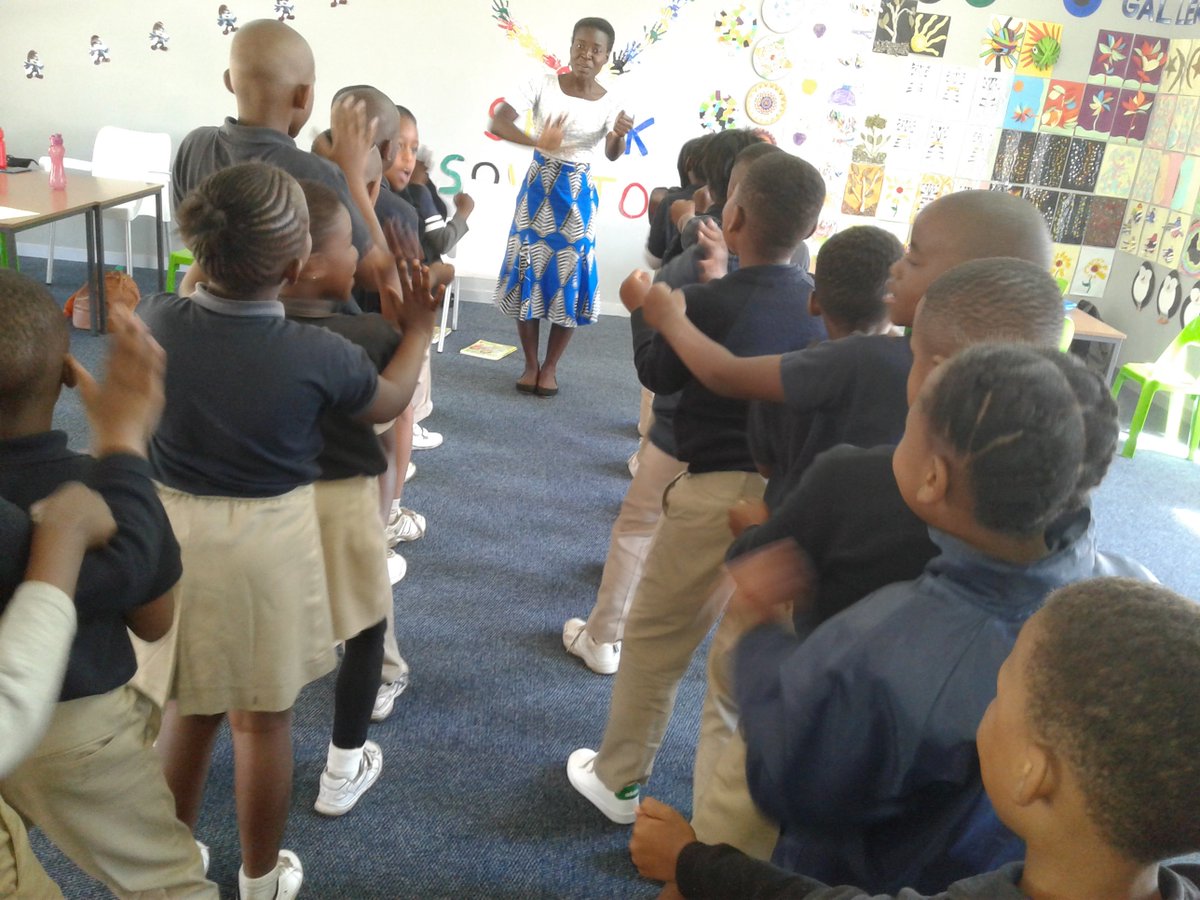 RobtelNeajai's tweet photo. It was a pleasure sharing my #anticorruption children’s books #Gbagba and #Jaadeh! with SPARK School Soweto third graders in #Johannesburg, #SouthAfrica yesterday. Thanks to principal Gundo Mmbi for facilitating our workshop! Photos courtesy Simphiwe Mathekgana https://t.co/XQq7eqda0N