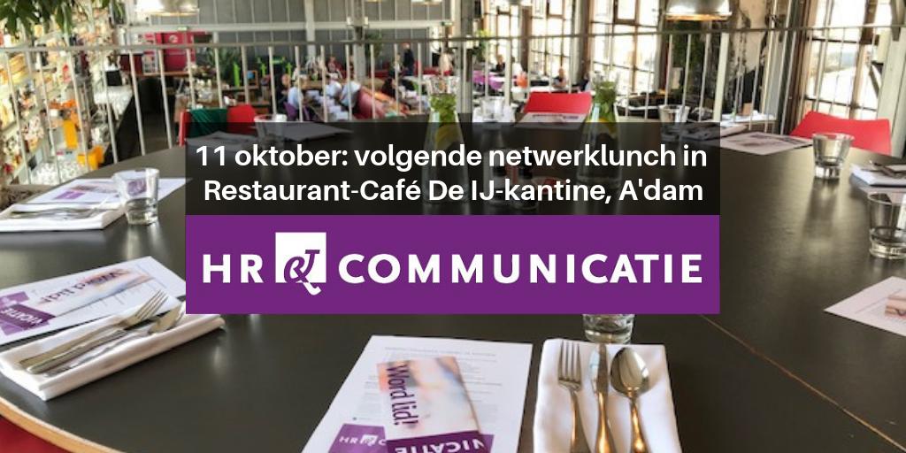 HRCommunicatie's tweet photo. Ideeën krijgen waar je wat aan hebt? Yes! Is er lekker eten? Ja natuurlijk! Is het gezellig? Altijd!
Kom naar de netwerklunch op 11 okt in Amsterdam! #netwerklunch #HR #communicatie #ideeënproeverij RSVP:
https://t.co/tKZ6UFIRpn https://t.co/LiXbRVCtZG