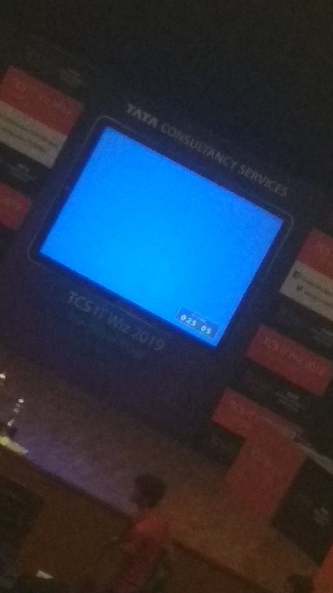 Vicky160202's tweet image. The BLUE screen of death.

#tcsitwiz
#tcsitwiz2019
#tcsitwiz2k19
#itwiz
#itwiz2019
#TCSitwiz
#tcsitwizahmedabad
#TCSITWIZ