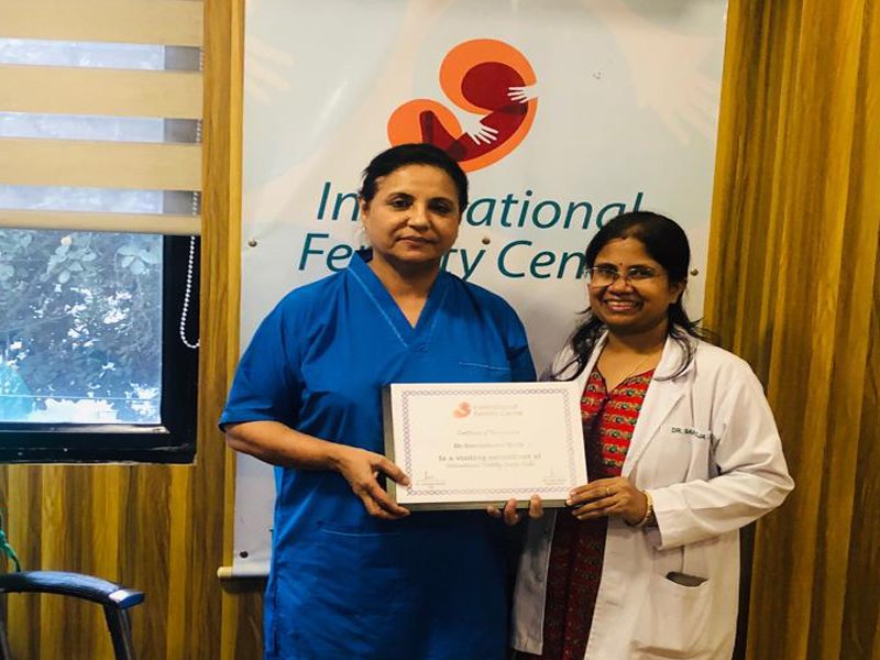 IIRFTINDIA's tweet photo. Our Fellow, Dr. Sarojalaxmi Dash from Delhi who attend the Fellowship in ART at IIRFT.
Thank you #IIRFT #DrRitaBakshi https://t.co/d2DdqLRYiK