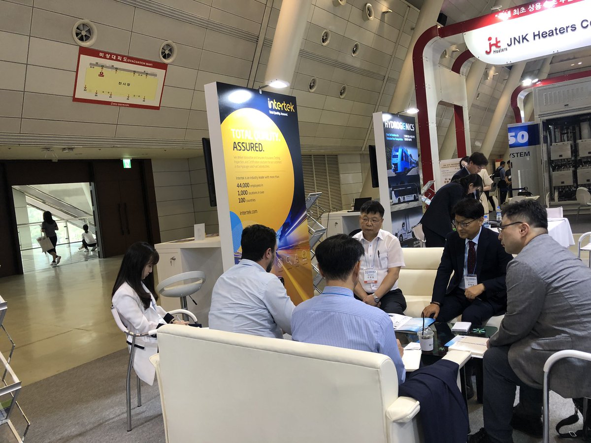 PoweringNow's tweet photo. All systems go at #H2WORLD 2019 in #Changwon, #Korea! Visit the #Canada Pavilion & meet #CHFCA, @BallardPwr, @CSA_Group, @hydrogenics & @Intertek ๐จ๐ฆ๐ฐ๐ท https://t.co/tjcEn9b9Da