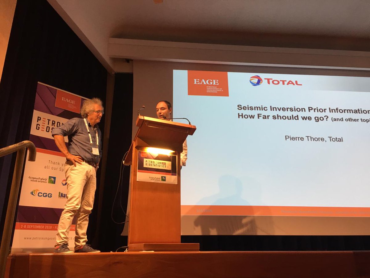 EAGE_Global's tweet photo. Day 2 at Petroleum Geostatistics 2019 has begun with a keynote lecture on seismic reservoir characterization from Pierre Thore.

#petroleumgeostatistics2019 https://t.co/OAIBfLt92S