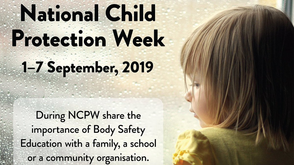 This week is National Child Protection Week in Australia!

Learn how to empower the children in your care and help keep them safe, with FREE resources available on our website e2epublishing.info 

#educate2empower #bodysafety #consent #ncpw2019 #childprotection #childsafety