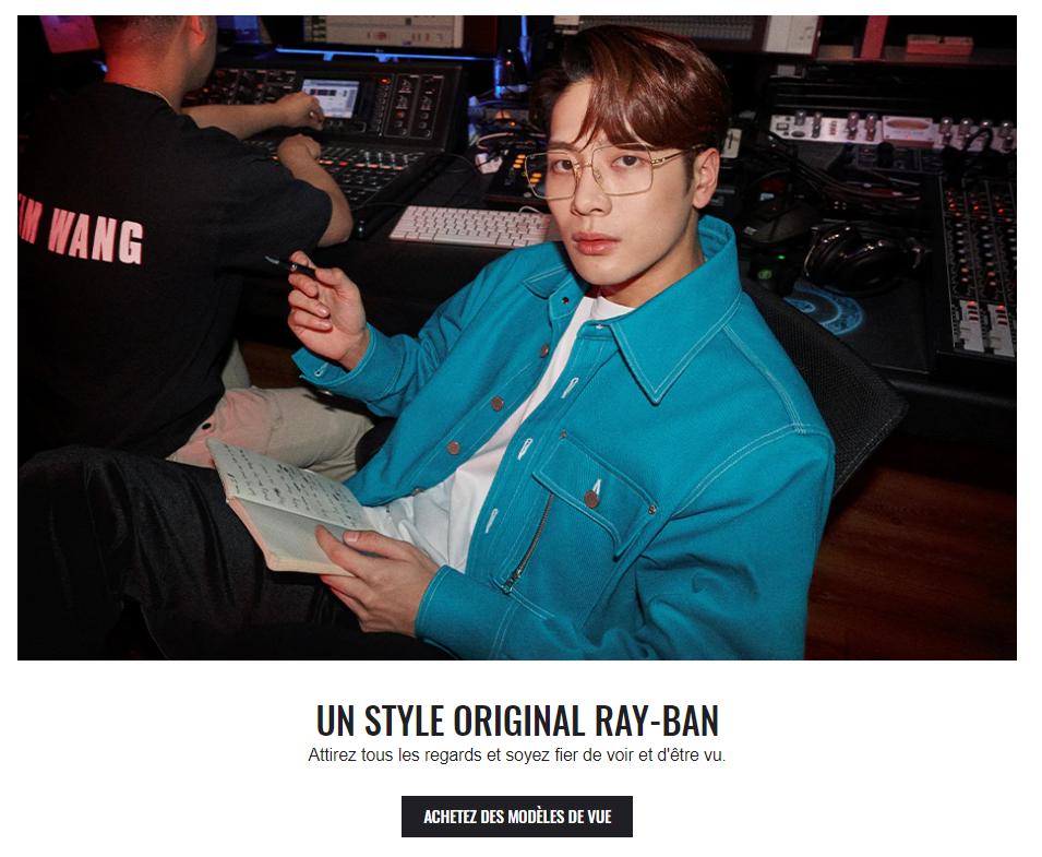 jackson wang ray ban collection