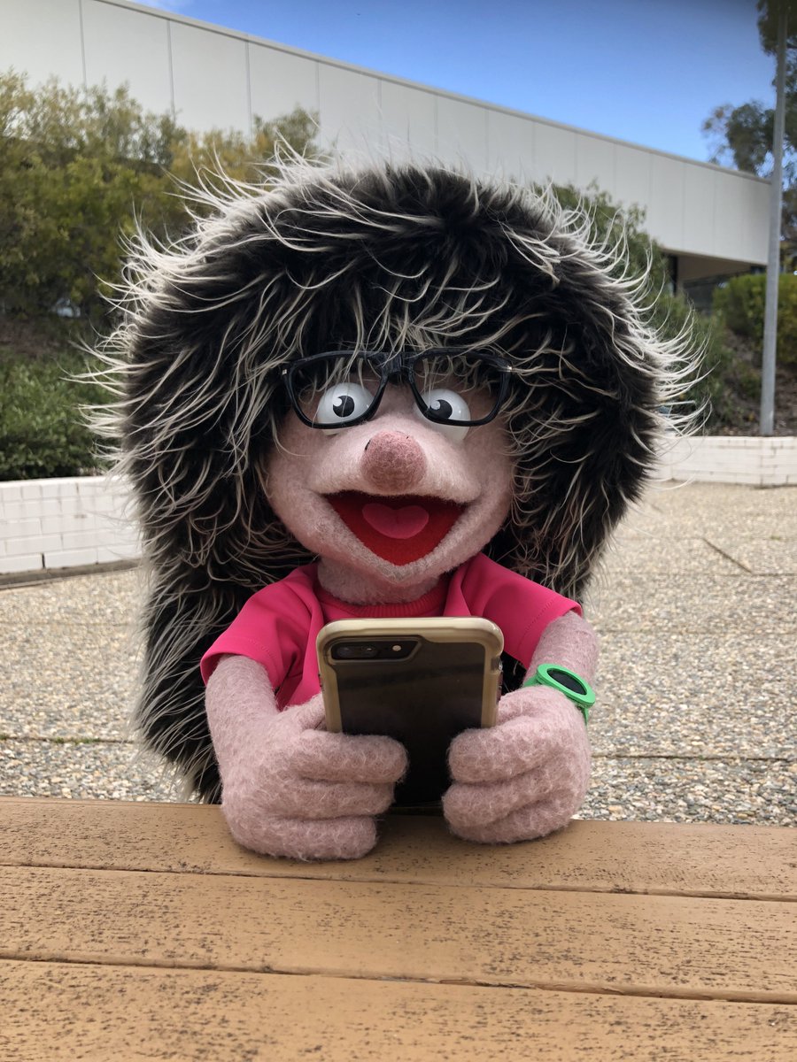 ACTPolicing's tweet image. .@ConstableKenny's friend Ellie the echidna has important safety tips on how to #StayOK online. This week is a good time to educate your children about online safety as it is #NationalChildProtectionWeek. View online safety tips here: bit.ly/2NZ9E6T #playyourpart #ncpw