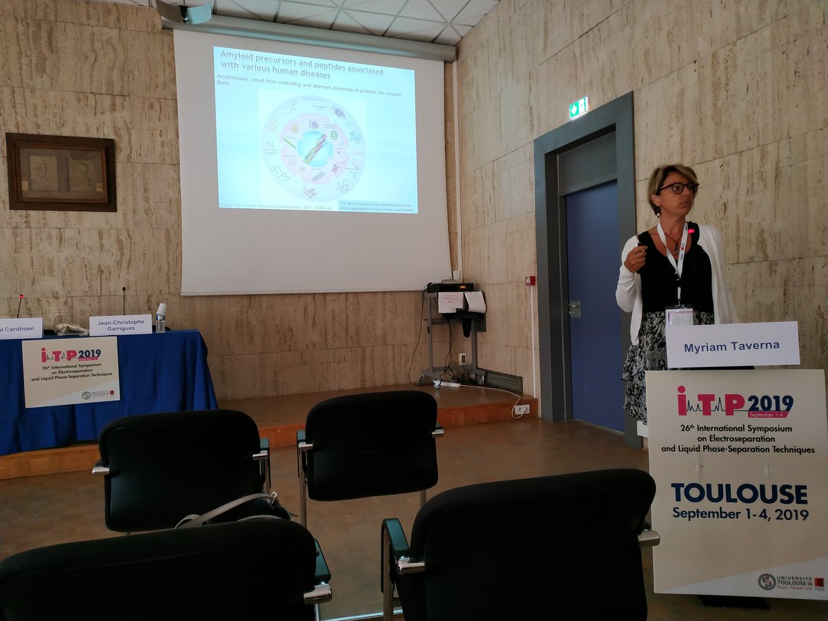 maithanhduc's tweet photo. Myriam is opening the section Afsep at #ITP2019 #teamPNAS @MyriamTaverna https://t.co/xp8ZIqbJFC