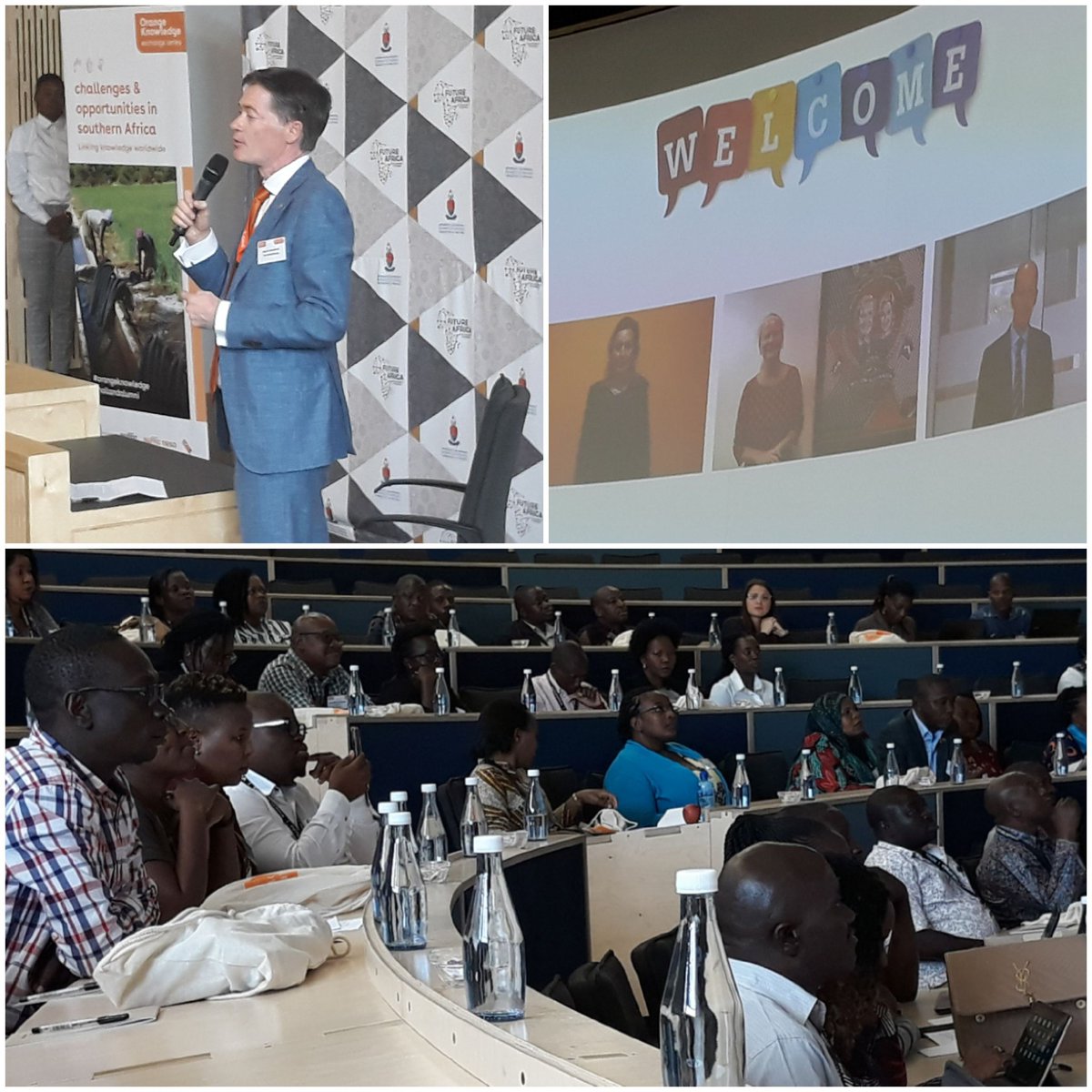 mervinbakker's tweet image. Warm welcome for 70 alumni from Zimbabwe, Zambia, Tanzania, Mozambique and South Africa by the Dutch embassies in the region at the first ever Orange Knowledge Exchange Series. Central theme: the water-food-energy nexus #hollandalumni #orangeknowledgeprogramme #Nuffic #Neso_SA