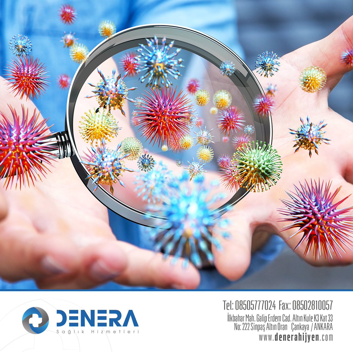 Denera Hijyen olarak bunun önüne geçmek için ofisler, hastahaneler,akıllı binalar, alışveriş merkezleri, okullar ve daha birçok alanda dezenfekte işlemlerimizde sağlıklı bir hayat sunuyoruz.

Detaylar : denerahijyen.com

#Hijyen #Sağlık  #Ekipman #Temizlik #Dezenfekte