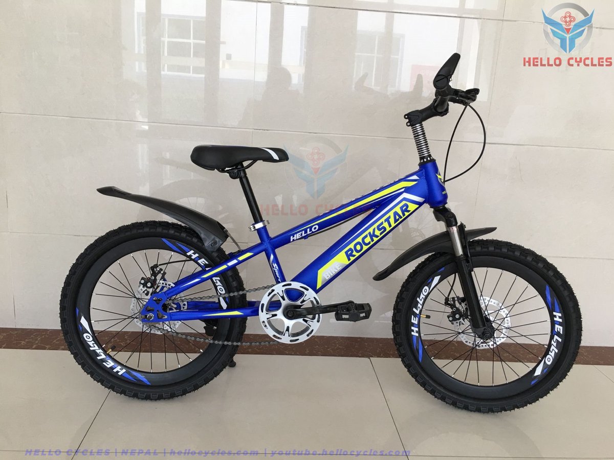 HelloCycles's tweet image. HELLO ROCKSTAR 20"
#HelloRockstar #HelloBicycle #20inchBicycle #Rockstar
#HelloCycles #PedalOn #HelloCycle #HelloBicycle #Hello
#Bicycle #Cycle #Bike #Cycling #Ride 
#MTB #MountainBike #KidBicycle
#Nepal #Kathmandu

🚴‍♂️ hellocycles.com
🚴‍♂️ youtube.hellocycles.com