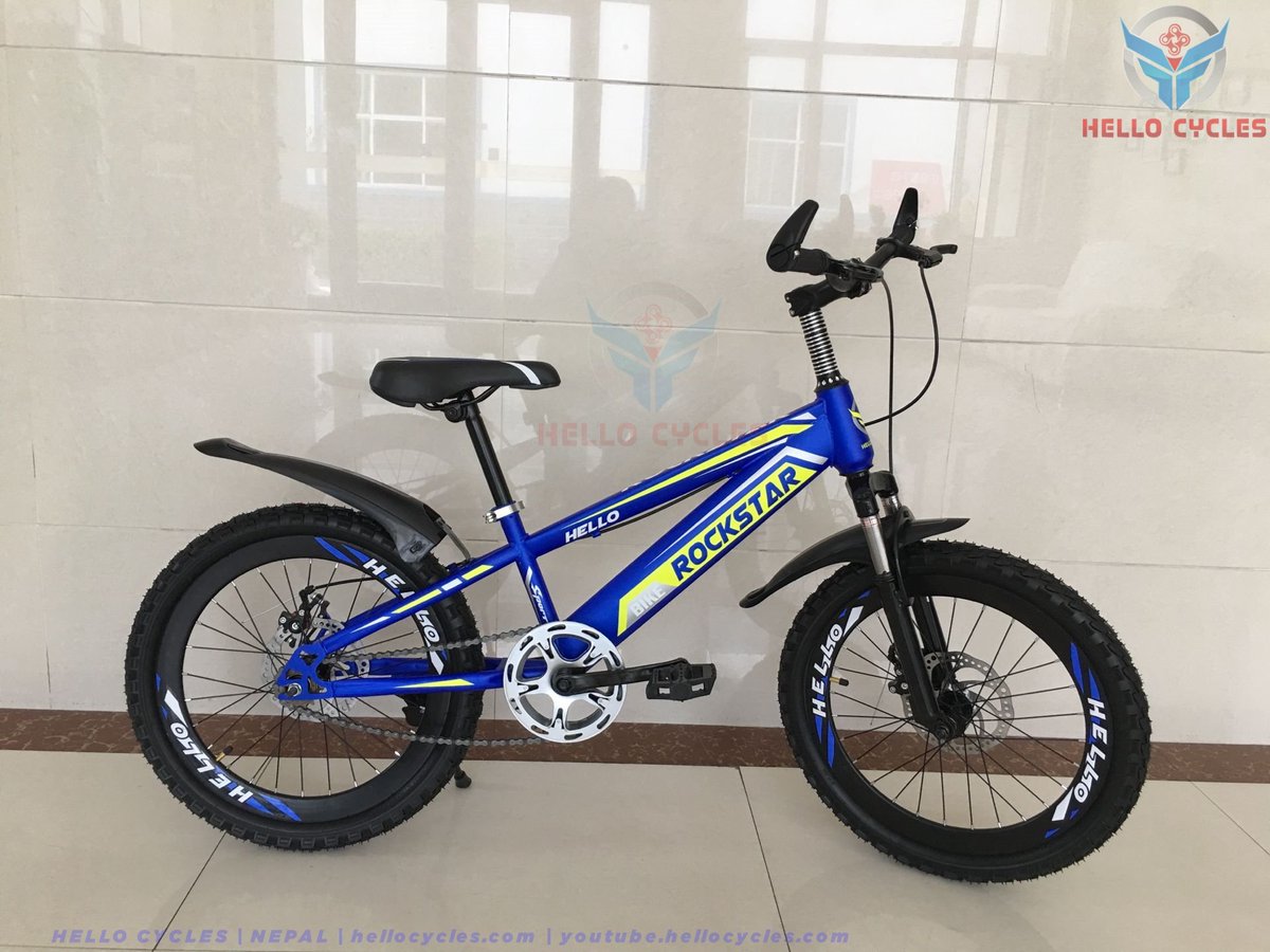HelloCycles's tweet image. HELLO ROCKSTAR 20"
#HelloRockstar #HelloBicycle #20inchBicycle #Rockstar
#HelloCycles #PedalOn #HelloCycle #HelloBicycle #Hello
#Bicycle #Cycle #Bike #Cycling #Ride 
#MTB #MountainBike #KidBicycle
#Nepal #Kathmandu

🚴‍♂️ hellocycles.com
🚴‍♂️ youtube.hellocycles.com