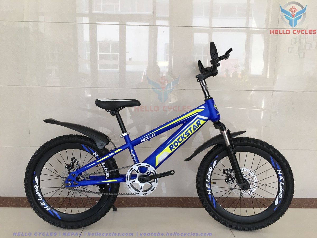 HelloCycles's tweet image. HELLO ROCKSTAR 20"
#HelloRockstar #HelloBicycle #20inchBicycle #Rockstar
#HelloCycles #PedalOn #HelloCycle #HelloBicycle #Hello
#Bicycle #Cycle #Bike #Cycling #Ride 
#MTB #MountainBike #KidBicycle
#Nepal #Kathmandu

🚴‍♂️ hellocycles.com
🚴‍♂️ youtube.hellocycles.com