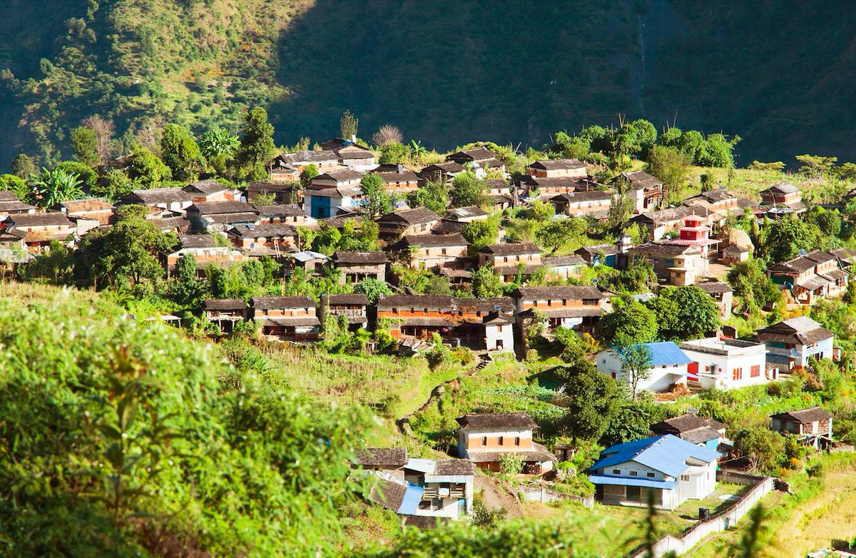 up_everest's tweet photo. We shall never know all the good that a simple life can do. A small village at #Western-Nepal #Dhaulagiri #Reduce #EcoFootprints #Nepal. https://t.co/J35x5P11nb