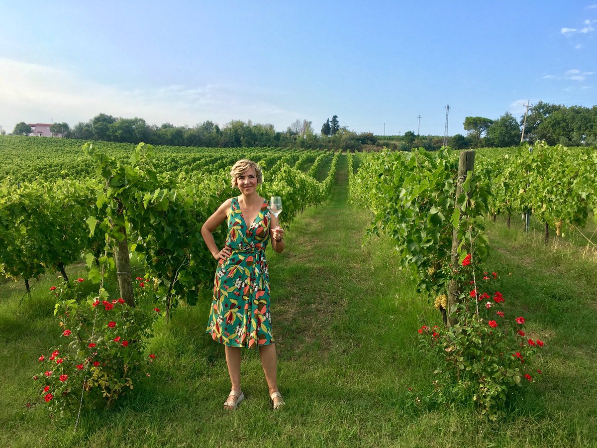 🍀🍇And we recently visited the beautiful region of Le Marche 🍇🍀and tasted fabulous #wines at #aziendaguerrieri !🍷😀
Here among Bianchello #vines, giving a white grape variety 🍇used for centuries 😎 in various parts of central #Italy
Happy #WineWednesday 🍷🍇#winelovers !