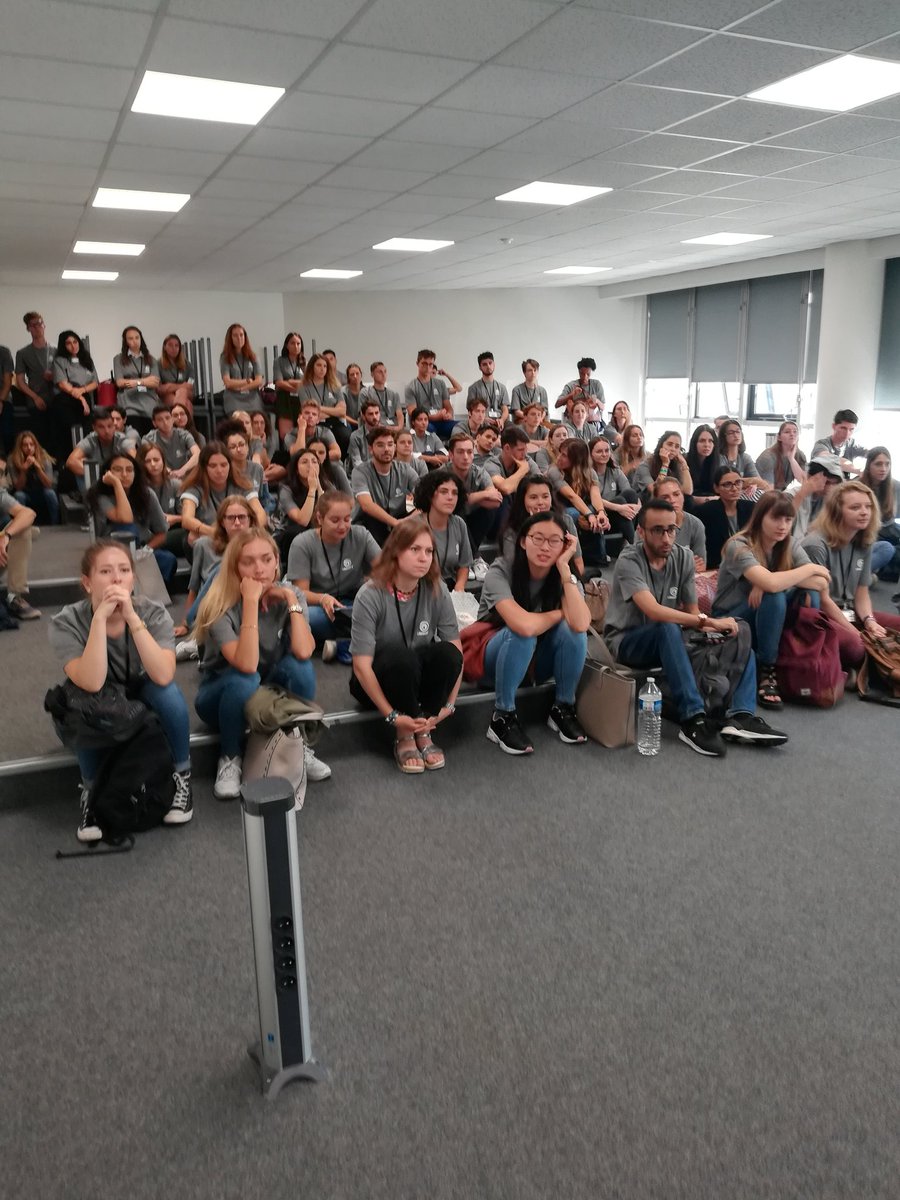 Marion_Simonn's tweet photo. C'est parti pour le séminaire #AudenciaTalents cette année j'accompagne les étudiants à répondre à la problématique de @UbisoftFR comment organiser un évènement inoubliable et eco responsable ? 2 jours de créativité et de fun! #DareForGood https://t.co/E0kjL16iVV