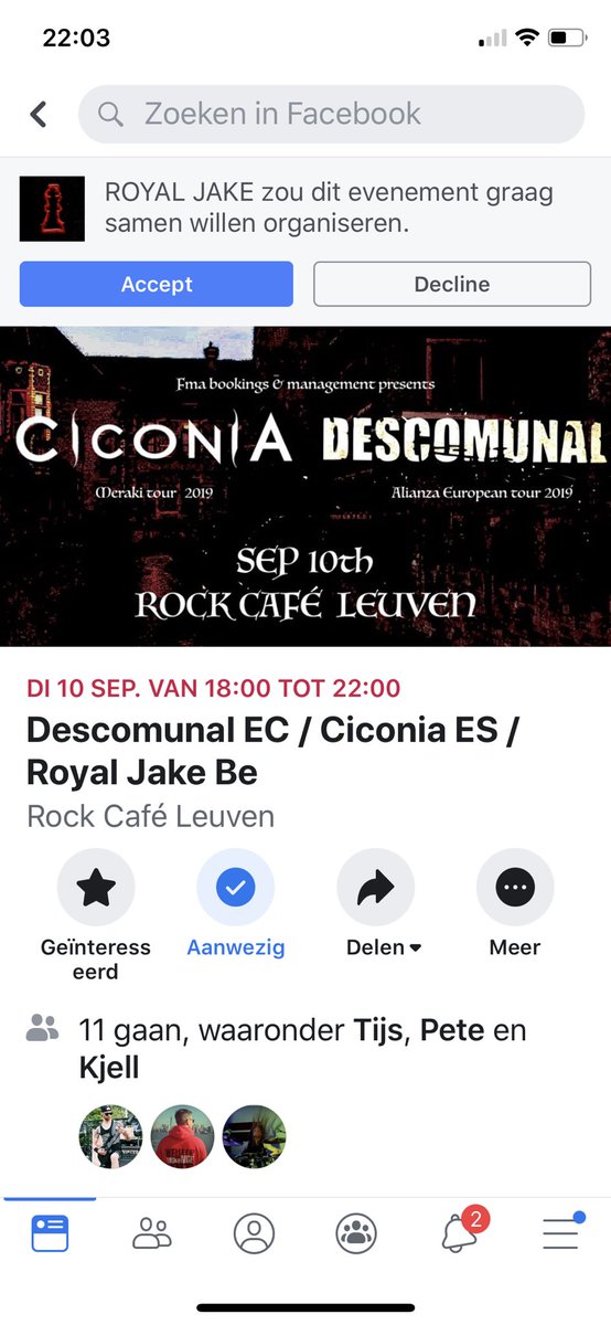 New show, next week Tuesday, (10/9/2019) We’ll support Descomunal in Leuven at the Rock Cafe for their European tour.
We’ll hit stage around 7pm right before CICONIA, so do come early
 #leuven #rockcafeleuven #metalcore #metal #heavymetalmusic #metalmusic #metalhead #metalshow