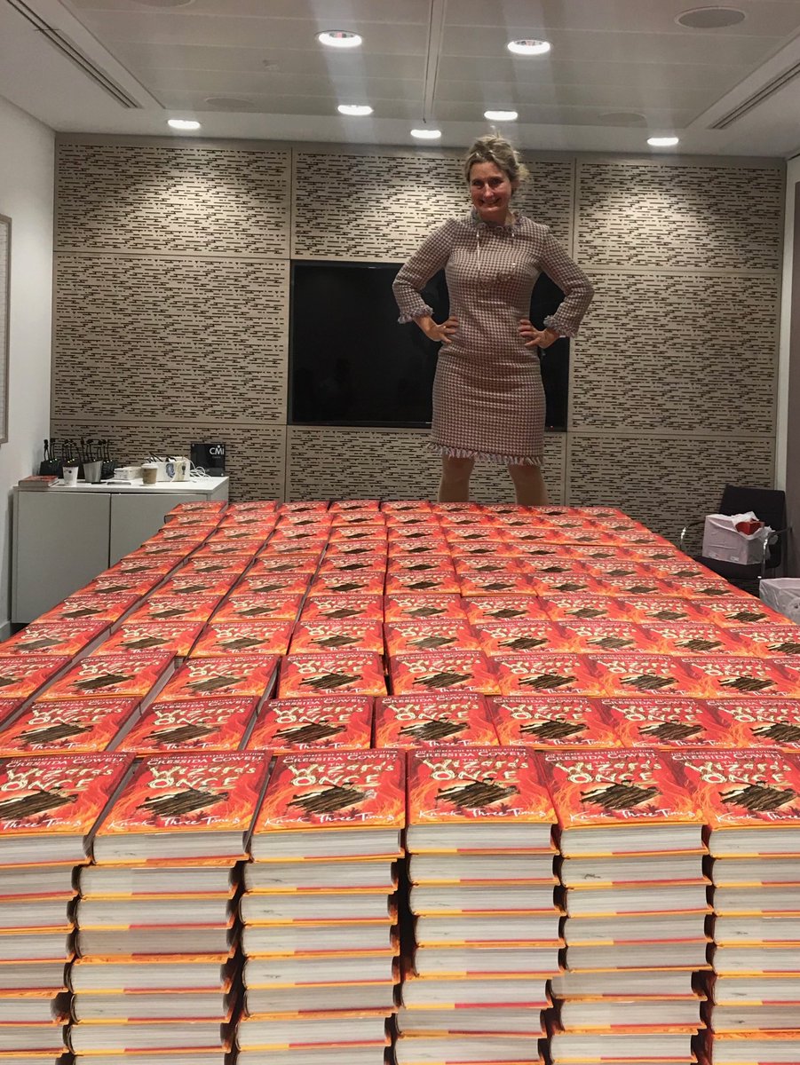 CressidaCowell's tweet image. I’ve signed lots of copies so should be at a bookshop near you... #WizardsofOnce Knock Three Times