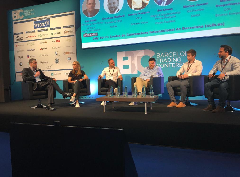 IlanSterk's tweet photo. I would like to thank Finance Magnates for inviting me to moderate the panel “Building Blocks for Institutional Adoption” at the Barcelona Trading Conference. https://t.co/BExJMDl9Cz