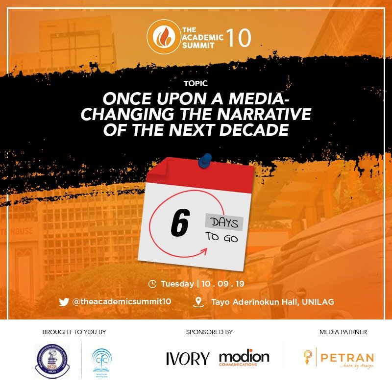 Theacademicsum1's tweet photo. We no longer wait for "Breaking News", we break them ourselves.
TAS 10
10-09-19
it's 6 days to D-day
Anticipate
#onceuponamedia
#therevolution
#storytelling https://t.co/7kb5JRo2pR