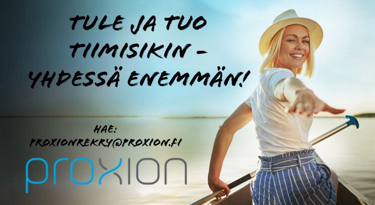 ProxionOfficial's tweet photo. Entä jos tulisittekin meille koko tiimin voimin? 
Timanttitiimissämme asiantuntijuutenne pääsee loistamaan ja olette luotsaamassa  raideliikennealaa parempaan tulevaisuuteen. Asiantuntijalle Proxion on paras paikka! #rekry #proxion #worldontrack #kuntyönantajallaonväliä https://t.co/oiFRcHAiI3