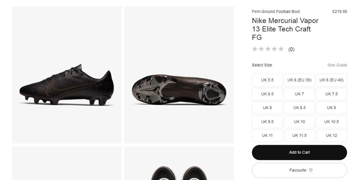 Nike Mercurial Vapor 13 Elite NJR Speed ​​Freak.Paper Bear