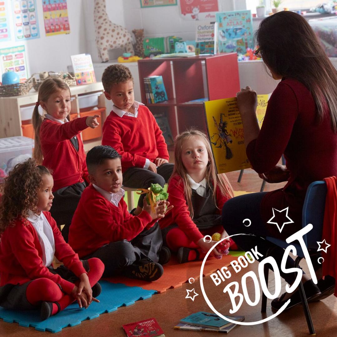TheBookPeople's tweet photo. Are your kids #BackToSchool? Through our brand new fundraising scheme Big Book Boost, we'll donate £1 to a school of your choice every time you place an order on our website over £10!

We aim to donate 1 million books to UK #schools by 2022. Find out more: https://t.co/MJEuYNB5xj https://t.co/uDc0P8JI82