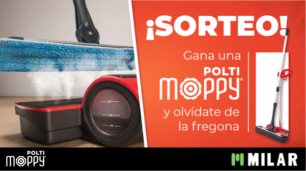 MilarCOMELSA's tweet photo. ¡Menudo #sorteo os traemos este mes! Seguro que te suena de haberla visto en televisión... ¡Moppy de @polties es la nueva revolución de la limpieza! 🔝
Participa antes del 16 de septiembre y consíguela GRATIS 👉 https://t.co/4WXBdD6CWg #MoppyRevolution #SorteoMilar https://t.co/88u4BQNy4P