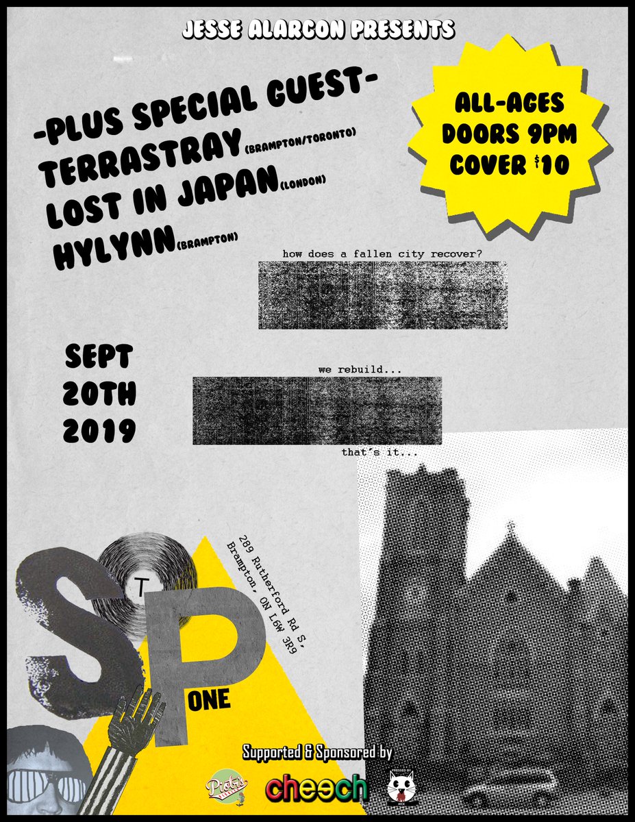 🍂Sept 20🍂 I'll be announcing the Special Guest Tomorrow! Keep your eye opened 👀 <a href="/Spot1Live/">Spot 1 Grill & Music Hall</a> #Brampton #PressedByNick #PiotrsPickels <a href="/CheechGlass420/">Cheech Glass</a> // bit.ly/2jWbpVy