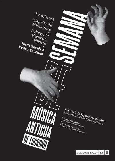 Riojaforum's tweet photo. 👉 La XXI Semana de Música Antigua de Logroño sigue sonando en @Riojaforum
▶️ Collegium Musicum Madrid presenta 'Rumbo a Poniente' esta tarde a partir de las 20:30 horas https://t.co/R9Kjm1ZA9h
