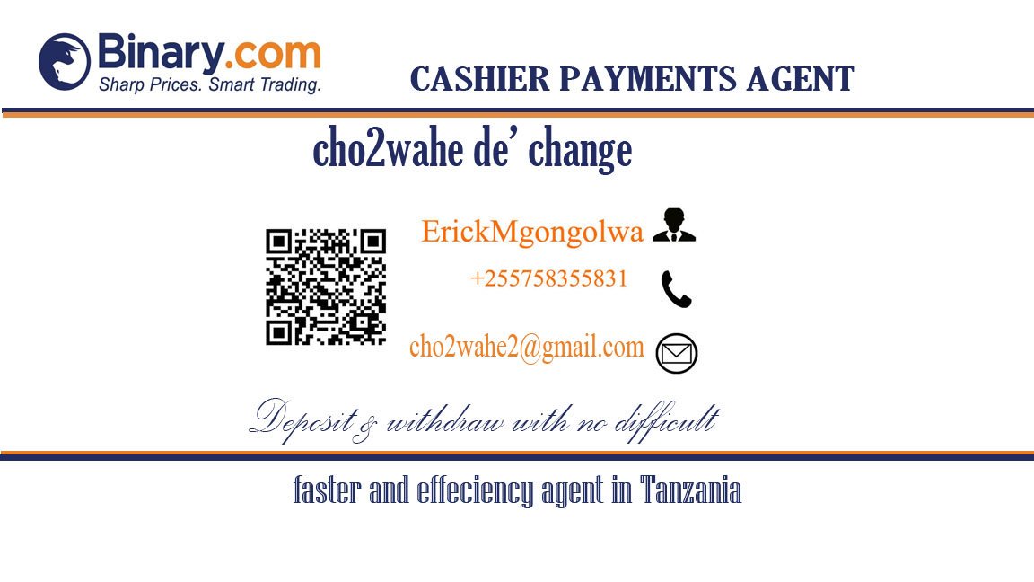 "Cho2wahe De Change" we are working 24/7 to satisfies our customers. contact me wa.me/255758355831
