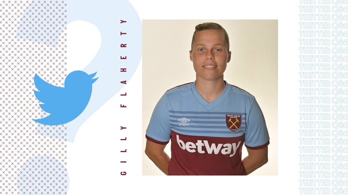 WestHamWomen's tweet photo. Got a question you've always wanted to ask @Gilly_flaherty?
Send them in with #AskGilly and your question could be included in our first matchday programme of the season! 🤩 https://t.co/bUhKBUUjsv