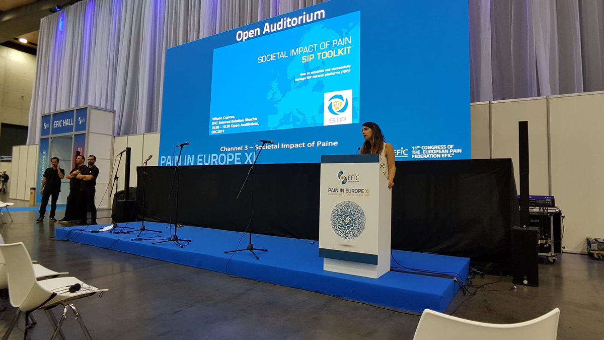 Societal Impact Pain (SIP) Platform (@sip_painpolicy) on Twitter photo Pain advocacy matters 🙌
If #chronicpain and #advocacy matter to you, pick up the SIP toolkit to see how you can set up an #impactofpain platform in your country
Here's Vittoria from <a href="/EFIC_org/">European Pain Federation EFIC®</a> presenting the new #toolkit at #EFIC2019
➡️ bit.ly/EFIC2019 Pain advocacy matters 🙌
If #chronicpain and #advocacy matter to you, pick up the SIP toolkit to see how you can set up an #impactofpain platform in your country
Here's Vittoria from <a href="/EFIC_org/">European Pain Federation EFIC®</a> presenting the new #toolkit at #EFIC2019
➡️ bit.ly/EFIC2019