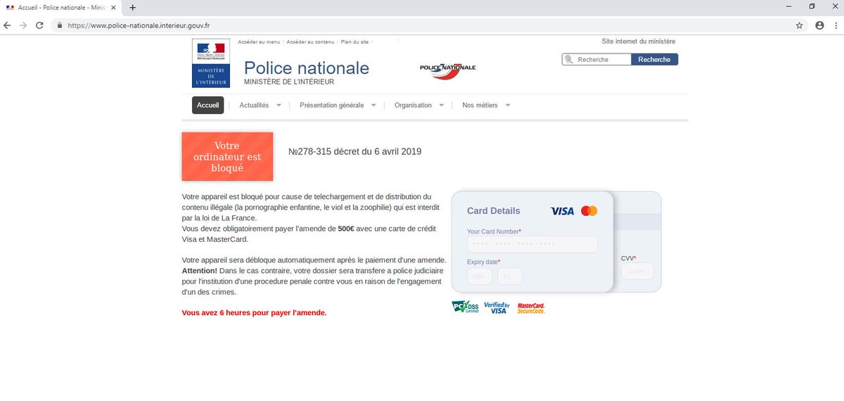 Cybermalveillance.gouv.fr tweet media