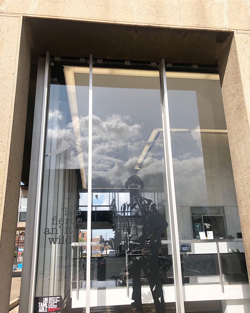 DavidSForrest's tweet photo. It’s a real delight to see the Arts Tower at @sheffielduni celebrating @Kes_Fifty lots more to come over the next few months... https://t.co/CtO6xZAT91