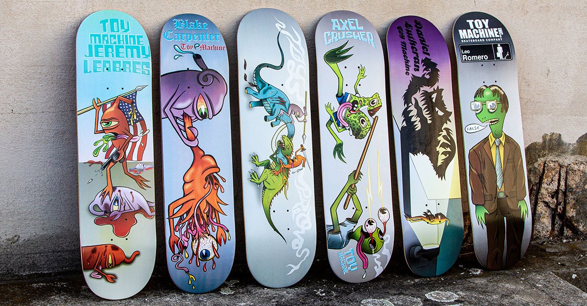 SKATEDELUXE (@skatedeluxe) on Twitter photo Absurd as usual & refreshingly unique - Take a look at all of the new <a href="/toymachine/">TOY MACHINE</a> decks
⬛ skatedeluxe.com/toy-machine-sh…
#skatedeluxe
#SK8DLX Absurd as usual & refreshingly unique - Take a look at all of the new <a href="/toymachine/">TOY MACHINE</a> decks
⬛ skatedeluxe.com/toy-machine-sh…
#skatedeluxe
#SK8DLX